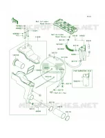 Intake Silencer pour Kawasaki ULTRA 300LX 2011