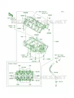 Crankcase pour Kawasaki ULTRA 260LX 2010