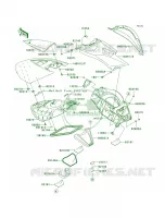 Hull Middle Fittings pour Kawasaki ULTRA 260LX 2010