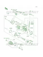 Starter Motor pour Kawasaki ULTRA 260LX 2010