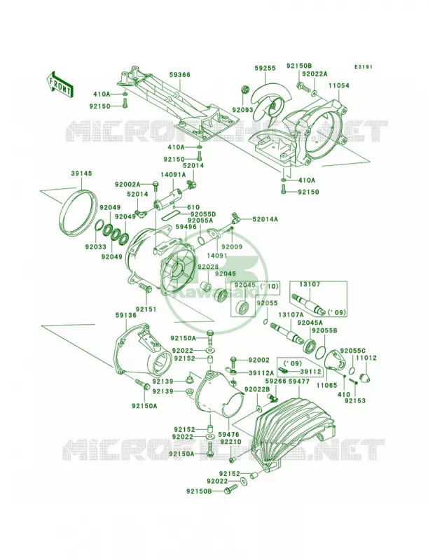 Jet Pump Kawasaki JET SKI 1500 2009 ULTRA 260LX  JT1500F9F