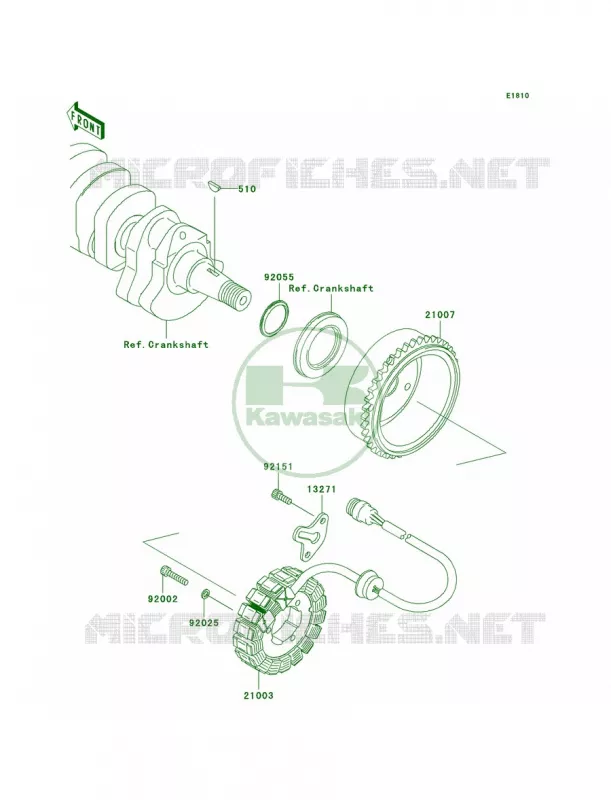 Generator Kawasaki JET SKI 1200 2007 STX-12F  JT1200D7F