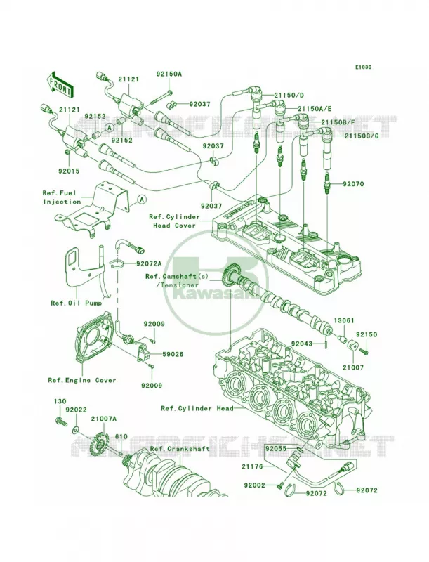 Ignition System Kawasaki JET SKI 1500 2007 ULTRA 250X  JT1500B7F