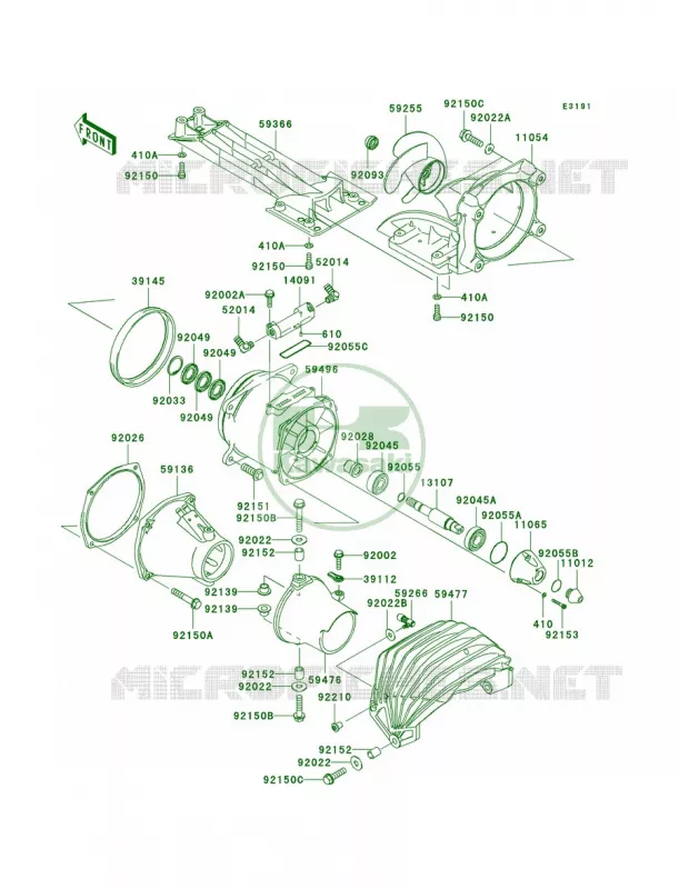 Jet Pump Kawasaki JET SKI 1500 2007 ULTRA LX  JT1500C7F