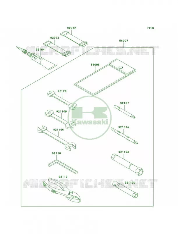 Owner's Tools Kawasaki JET SKI 1200 2005 STX-12F  JT1200-D1
