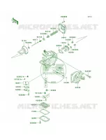Carburetor Parts pour Kawasaki 900 STX 2005