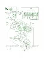 Crankcase pour Kawasaki 900 STX 2005