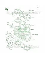 Cylinder HeadCylinder pour Kawasaki 900 STX 2005