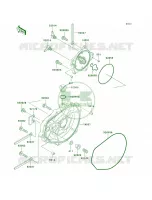 Engine Covers pour Kawasaki 900 STX 2005