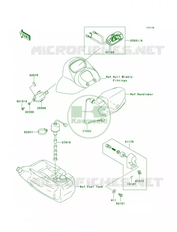 Meters Kawasaki JET SKI 1500 2004 STX-15F  JT1500-A1
