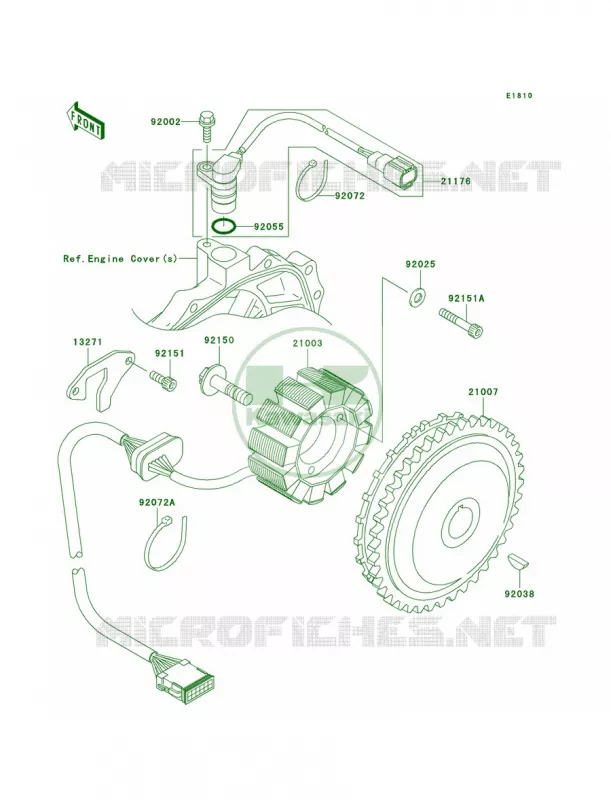 Generator Kawasaki JET SKI 1100 2003 ULTRA 130  JH1100-B3