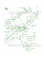 Handle Pole pour Kawasaki 900 STX 2003