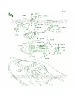 Hull Front Fittings pour Kawasaki 900 STX 2003