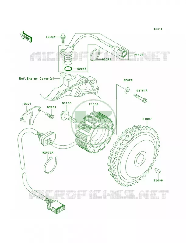 Generator Kawasaki JET SKI 1100 2002 ULTRA 130  JH1100-B2