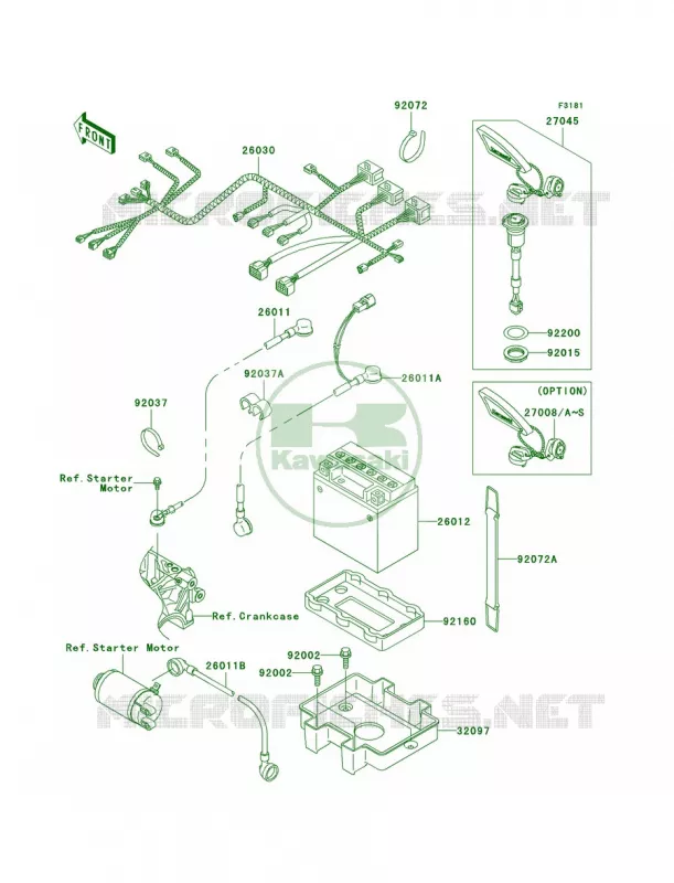 Electrical Equipment Kawasaki JET SKI 1200 2002 1200 STX-R  JT1200-A1