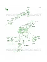 Carburetor Parts pour Kawasaki 900 STS 2002