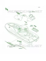 DecalsJT900 B3 pour Kawasaki 900 STS 2002