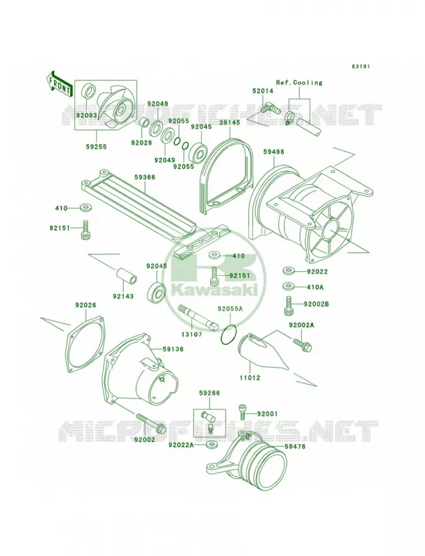 Jet Pump Kawasaki JET SKI 750 2001 SXI PRO  JS750-C4