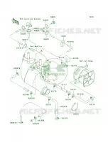 Cooling pour Kawasaki 900 STS 2001