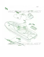 DecalsJT900 B3 pour Kawasaki 900 STS 2001