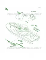 DecalsJT900 B4 pour Kawasaki 900 STS 2001