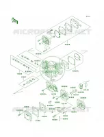Carburetor Parts JHT10AE006977 pour Kawasaki 1100 ZXI 1999