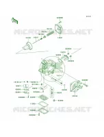Carburetor PartsJH1100 A5 pour Kawasaki 1100 ZXI 1999
