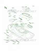 DecalsJH1100 A2 pour Kawasaki 1100 ZXI 1999