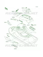 DecalsJH1100 A3 pour Kawasaki 1100 ZXI 1999