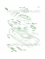 DecalsJH1100 A5 pour Kawasaki 1100 ZXI 1999