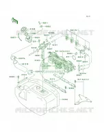 Fuel TankJH1100 A1 pour Kawasaki 1100 ZXI 1999
