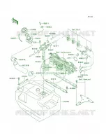 Fuel TankJH1100 A2 A5 pour Kawasaki 1100 ZXI 1999