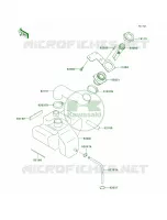 Oil TankJH1100 A2 A5 pour Kawasaki 1100 ZXI 1999