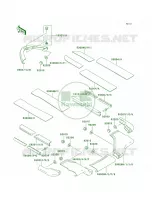 Pads pour Kawasaki 1100 ZXI 1999