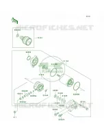 Starter Motor pour Kawasaki 1100 ZXI 1999