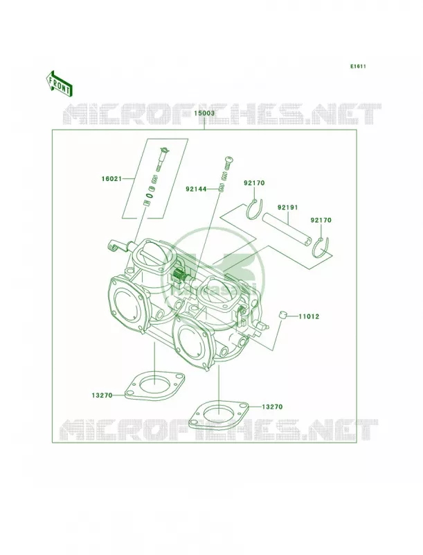 Carburetor Kawasaki JET SKI 750 1998 SXI PRO  JS750-C1