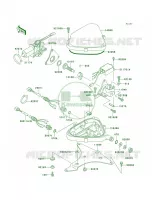 Control pour Kawasaki 1100 ZXI 1997