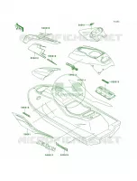 DecalsJH1100 A1 pour Kawasaki 1100 ZXI 1997