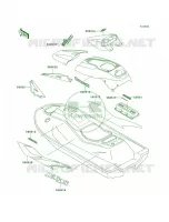 DecalsJH1100 A3 pour Kawasaki 1100 ZXI 1997