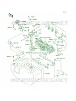 Fuel TankJH1100 A1 pour Kawasaki 1100 ZXI 1997