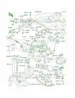 MetersJH1100 A2 A5 pour Kawasaki 1100 ZXI 1997
