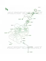 Oil TankJH1100 A2 A5 pour Kawasaki 1100 ZXI 1997