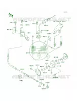 Cables pour Kawasaki SS 1997