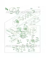 Carburetor pour Kawasaki SS 1997