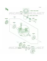 CrankshaftPistons pour Kawasaki SS 1997