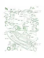 Hull Fittings pour Kawasaki SS 1997