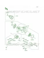 Starter Motor pour Kawasaki SS 1997