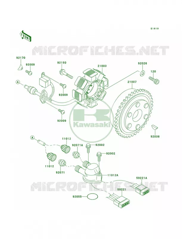 Generator Kawasaki JET SKI 750 1997 SS  JH750-E2