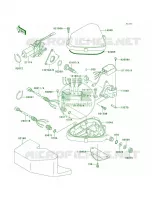 Control pour Kawasaki SUPER SPORT XI 1997
