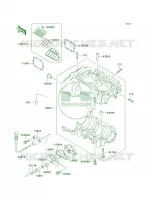 Crankcase pour Kawasaki SUPER SPORT XI 1997